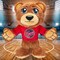 Bleacher Creatures Indiana Fever 8" Kuricha Plush Bear (Rebel Jersey)